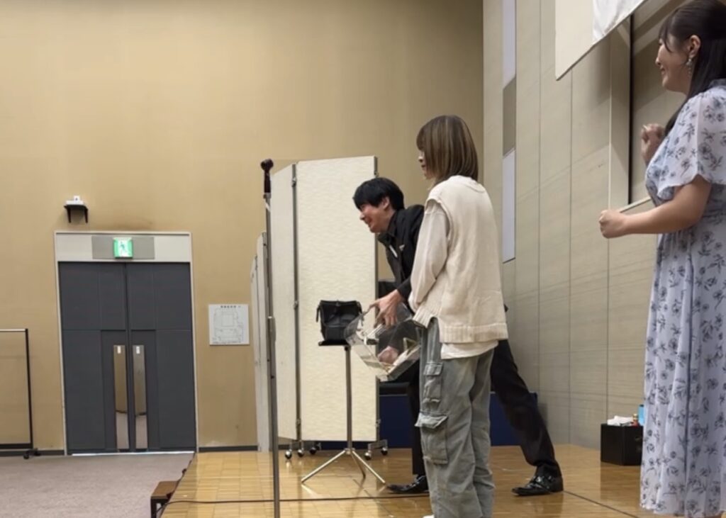 マジックショーの様子